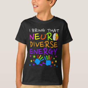Neurodiversity Kinder Jungen Autismus Bewusstsein T-Shirt