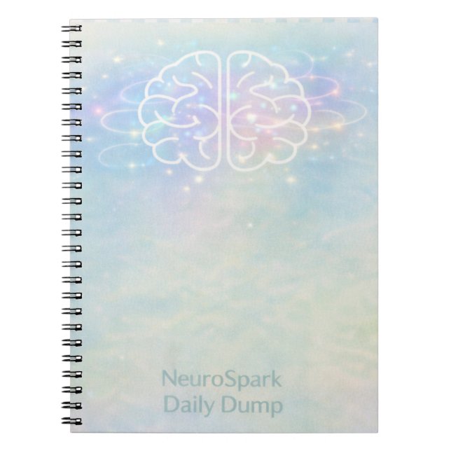 Neurodiversity NeuroSpark Daily Dump Pastel Design Notizblock (Vorderseite)
