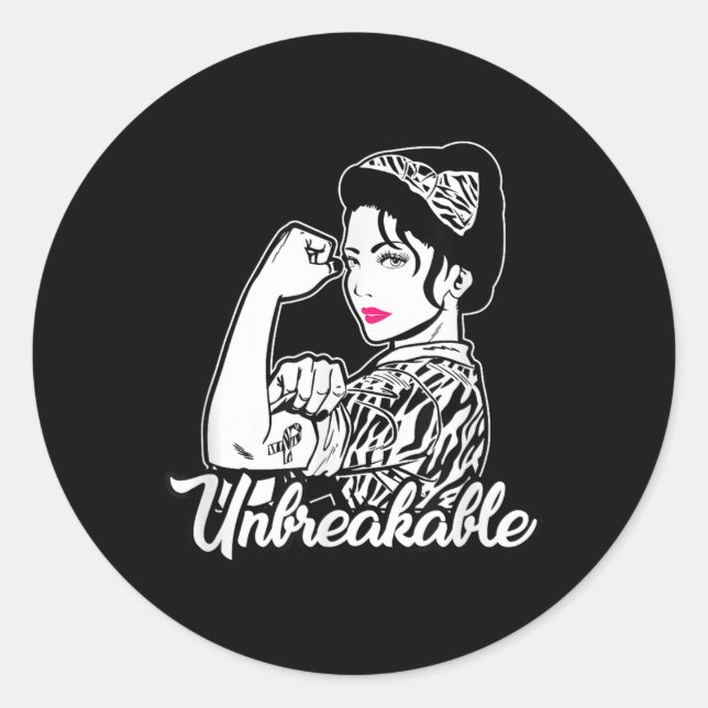 Neuroendokriner Karzinoid Runder Aufkleber (Vorderseite)