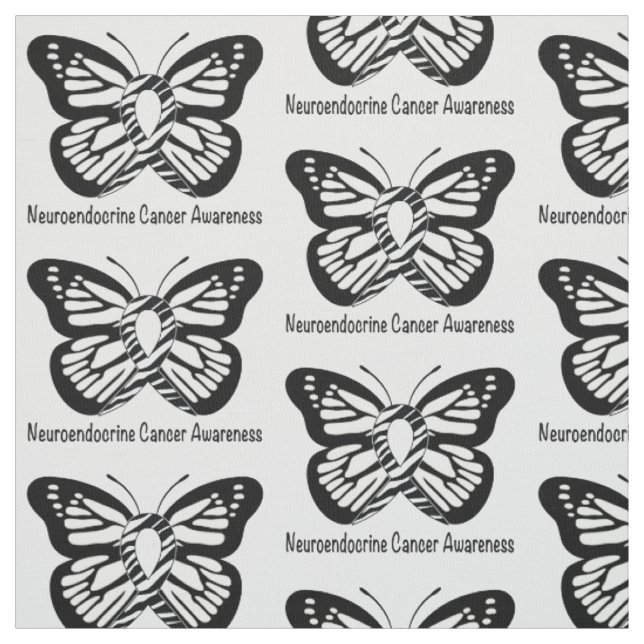 Neuroendokriner Krebs Zebra Schmetterling der Hoff Stoff (Muster)