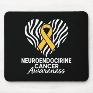 Neuroendokrines Krebsbewusstsein Zebrastreifen Her Mousepad