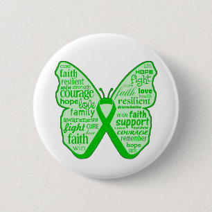 Neurofibromatose Bewusstsein Butterfly Button
