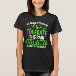 Neurofibromatose Bewusstsein Grüne Schleife kämp T-Shirt
