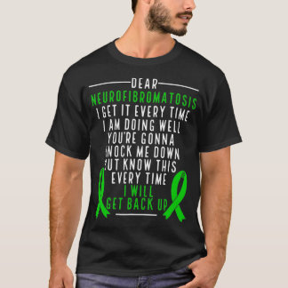 Neurofibromatose-Bewusstsein werde ich wieder hoch T-Shirt