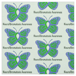 Neurofibromatose-Schmetterlings-Bewusstseins-Band Stoff