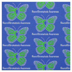 Neurofibromatose-Schmetterlings-Bewusstseins-Band Stoff
