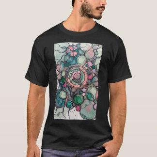 Neurografische Kunst Unisex T-Shirt Abstract Organ