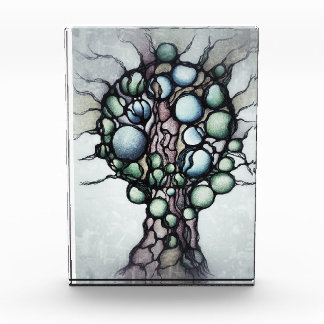 Neurografischer Baum des Lebens Hoodie - Abstrakte Fotoblock