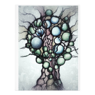 Neurografischer Baum-des-Lebens-Hoodie - Abstrakte Fotodruck