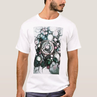 Neurografisches Bubble-Abstrakt-T-Shirt T-Shirt