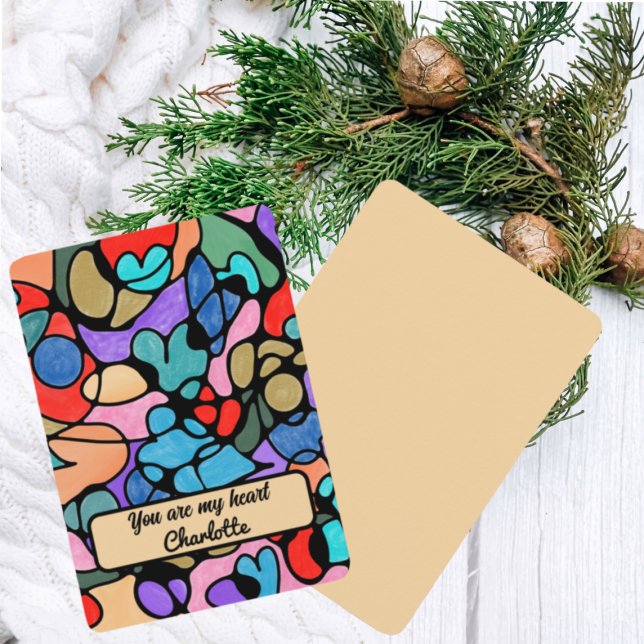 NEUROGRAPHISCHE DIGITALE WASSERFARBEN DANKESKARTE (Von Creator hochgeladen)