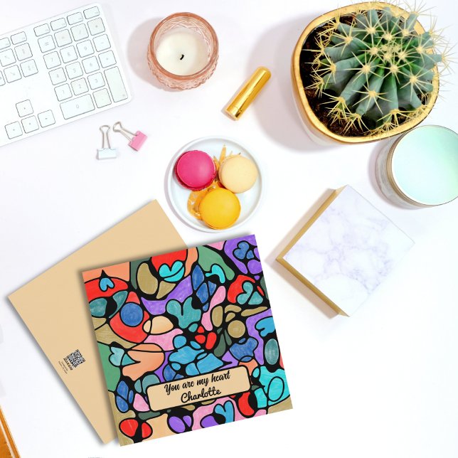 NEUROGRAPHISCHE DIGITALE WASSERFARBEN FEIERTAGSKARTE (Von Creator hochgeladen)