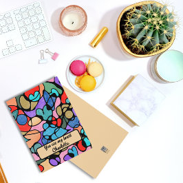 NEUROGRAPHISCHE DIGITALE WASSERFARBEN FEIERTAGSKARTE