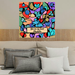 NEUROGRAPHISCHE DIGITALE WASSERFARBEN POSTER