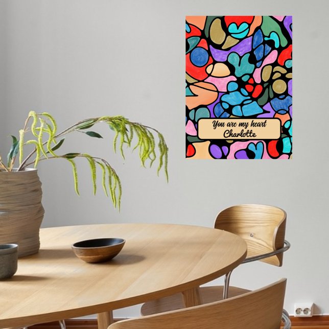 NEUROGRAPHISCHE DIGITALE WASSERFARBEN POSTER (Von Creator hochgeladen)