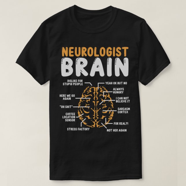Neurologe greift Neurowissenschaft zu T-Shirt (Design vorne)