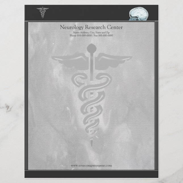 Neurologe Letterhead Briefbogen (Vorderseite)