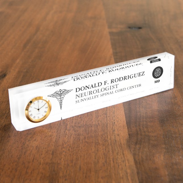 Neurologe personalisiert namensplakette (Seite)