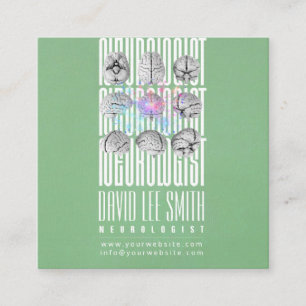 Neurologe Tipographyc Visitenkarte