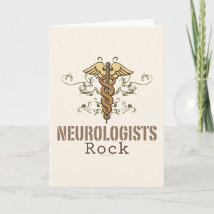Neurologen Rock Grußkarte Karte