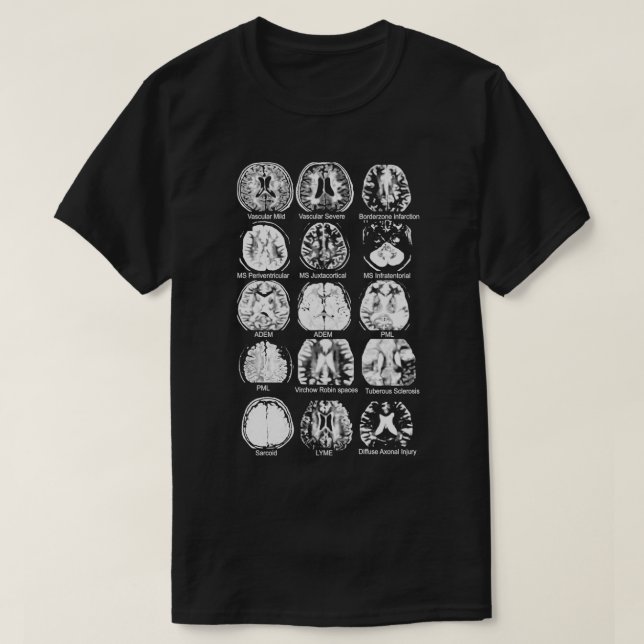 Neurologie Brain Dvhh Pml T-Shirt (Design vorne)