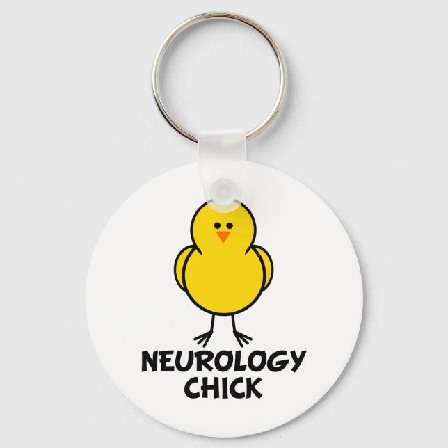 Neurologie Chick Schlüsselanhänger (Vorderseite)