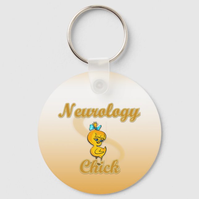 Neurologie Chick Schlüsselanhänger (Vorderseite)