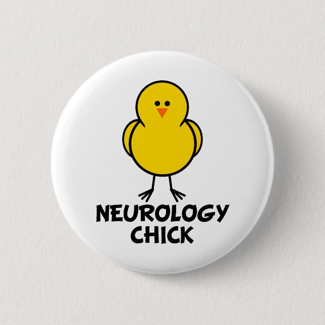 Neurologie-Küken Button (Vorderseite)