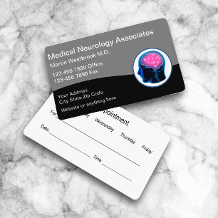 Neurologie Neurologe Termin Geschäftskarten Visitenkarte
