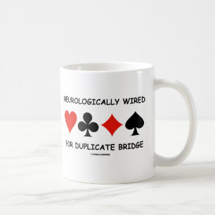 Neurologisch Verdrahtet Für Duplicate Bridge Tasse