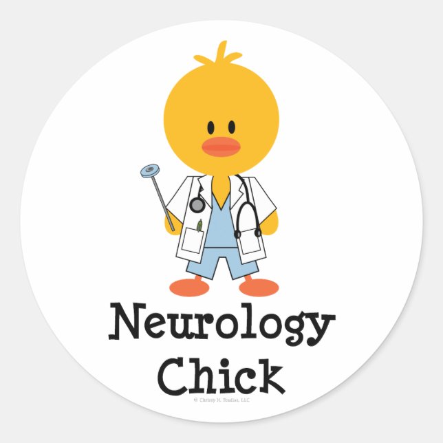 Neurology Chick Stickers (Vorderseite)