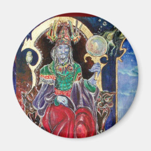 NEUROMANCER, blau rot Magnet