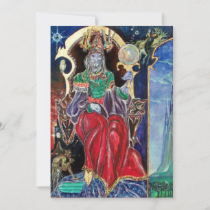 NEUROMANCER, Halloween-Party schwarz-blau Einladung