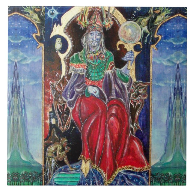 NEUROMANCER Magician King, Fantasie Fliese (Vorderseite)