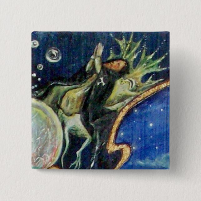 NEUROMANCER, Nagician King Detail Button (Vorderseite)