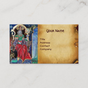 NEUROMANCER Perchment Visitenkarte