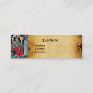 NEUROMANCER Pergament Mini Visitenkarte