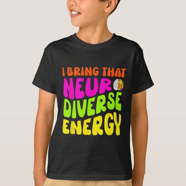 NeuroMannigfaltigkeit Shirt Autismus (Vorderseite)