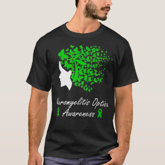 Neuromyelitis Optica Bewusstsein Frauen Schmetterl T-Shirt