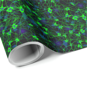 Neuron City Wrapping Paper Geschenkpapier