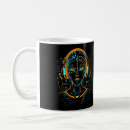 Neuronale Frequenz Kaffeetasse