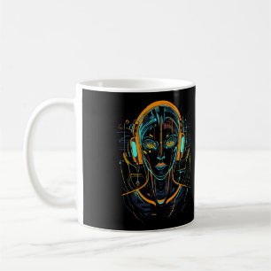 Neuronale Frequenz Kaffeetasse