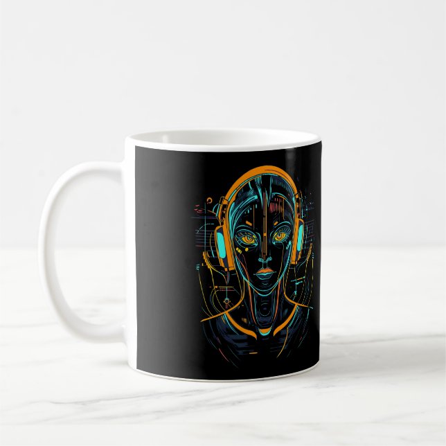 Neuronale Frequenz Kaffeetasse (Links)