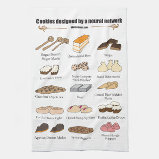 Neuronale Netzcookies Geschirrtuch