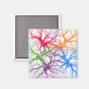 Neuronaler Garten Magnet