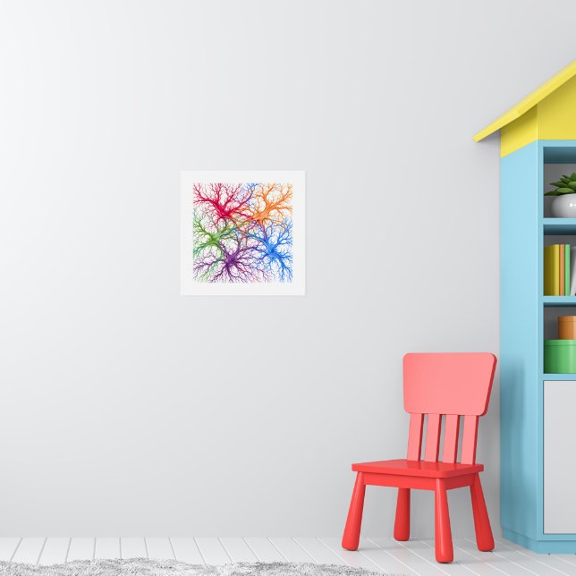Neuronaler Garten Poster (Kinderzimmer 1)