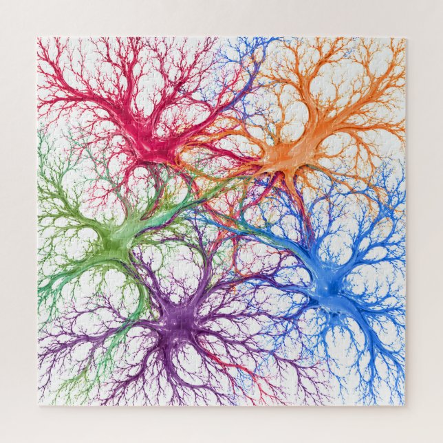 Neuronaler Garten Puzzle (Vertikal)