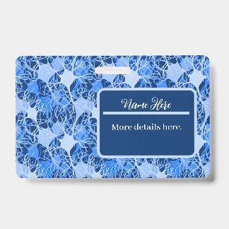 Neuronales Netzwerk Blaue Neuronen Ausweis