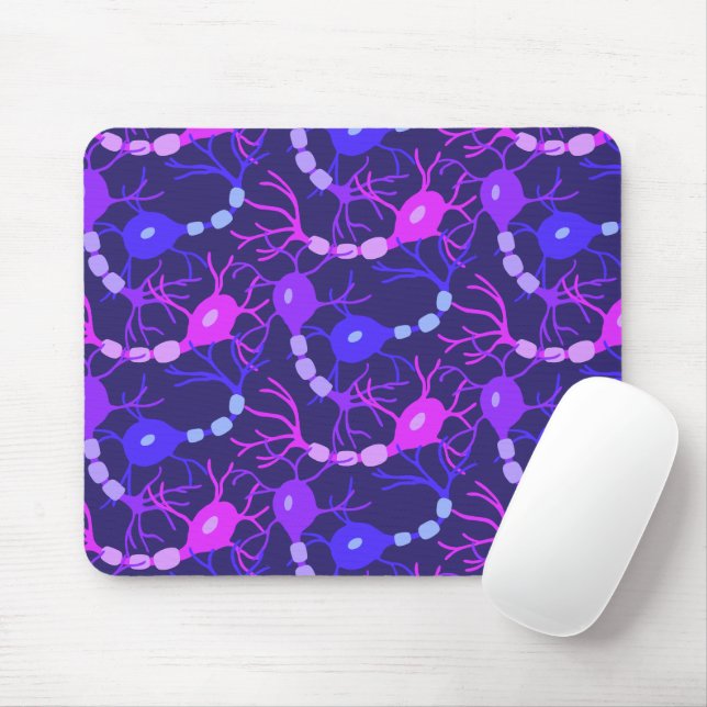 Neuronen-Neon-Lila Mousepad (Mit Mouse)