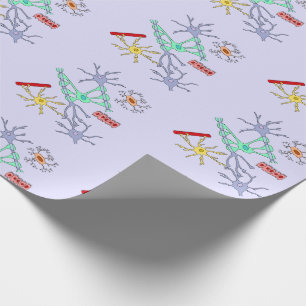 Neuronen und Glia Geschenkpapier
